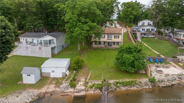 864 Four Waters Dr, Sunrise Beach, MO 65079 - view of subject property with a nearby body of water
