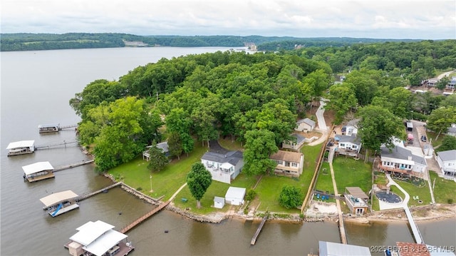 864 Four Waters Dr, Sunrise Beach, MO 65079 - drone / aerial view of a large body of water
