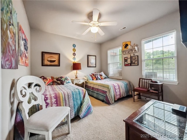 134 Heavenly Days Cir Unit 3A, Camdenton, MO 65020 - carpeted bedroom with ceiling fan