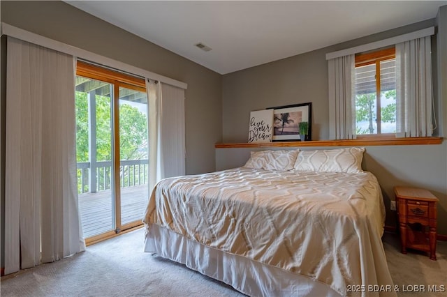 42 Rhine River Rd, Sunrise Beach, MO 65079 - bedroom with carpet flooring and access to outside