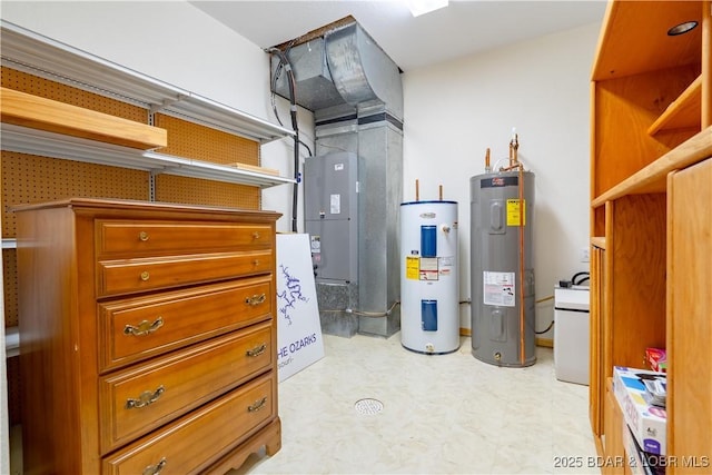 42 Rhine River Rd, Sunrise Beach, MO 65079 - basement with electric water heater and light floors