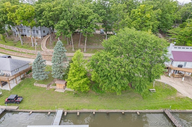 42 Rhine River Rd, Sunrise Beach, MO 65079 - view from above of property featuring a nearby body of water