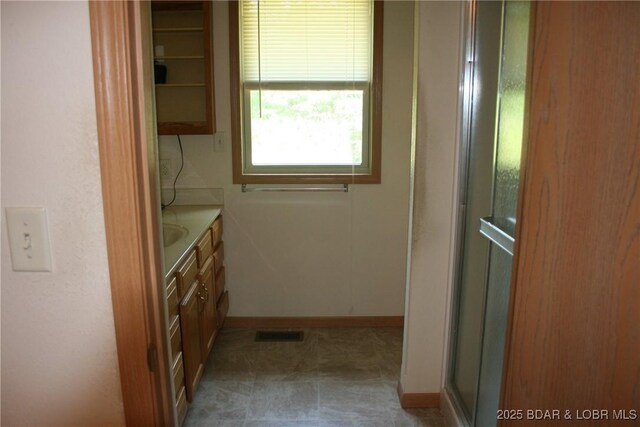 105 Birdie Dr, Gravois Mills, MO 65037 - full bath featuring vanity and an enclosed shower