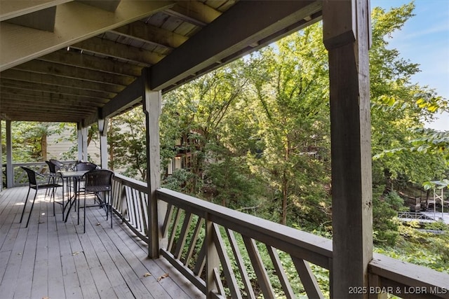 73 Ship Dock Ln, Osage Beach, MO 65065 - deck featuring outdoor dining space