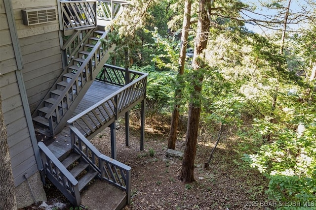 73 Ship Dock Ln, Osage Beach, MO 65065 - view of yard featuring stairs and a deck