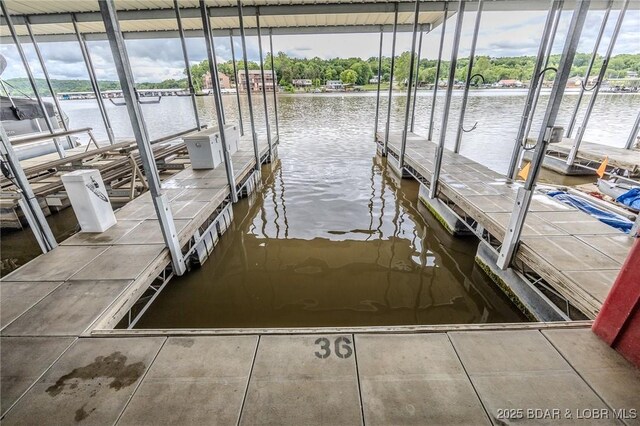 272 Cedar Glen Dr Unit 3A, Camdenton, MO 65020 - dock area featuring a water view