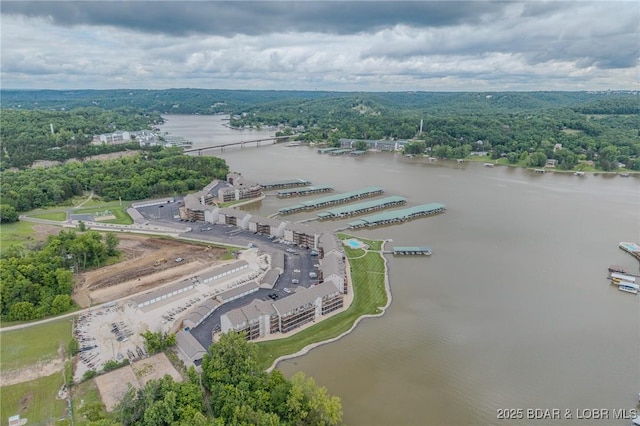272 Cedar Glen Dr Unit 3A, Camdenton, MO 65020 - drone / aerial view of a large body of water and a forest
