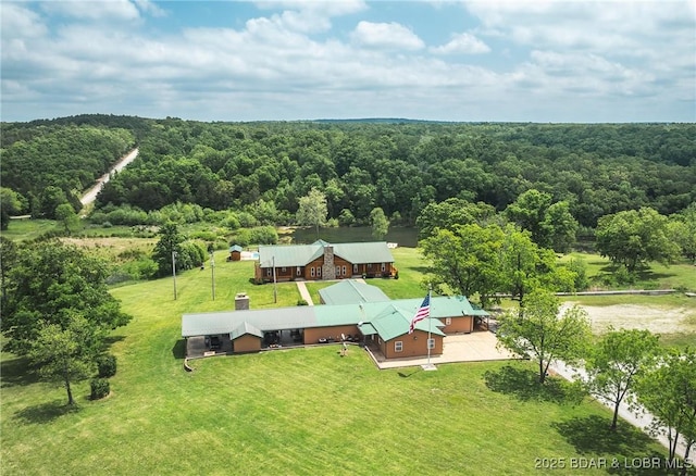 33800 Delta Rd, Mo, MO 65470 - view from above of property featuring a heavily wooded area