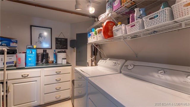 441 Northport Dr Unit 441, Lake Ozark, MO 65049 - washroom featuring washer and dryer and electric panel