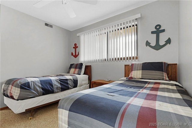 875 Parkside Pl Unit B102, Osage Beach, MO 65065 - bedroom featuring ceiling fan and lofted ceiling