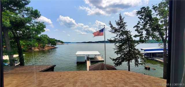44 Port Bagnell Rd, Eldon, MO 65026 - dock featuring a water view