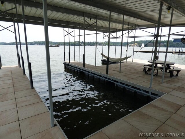 44 Port Bagnell Rd, Eldon, MO 65026 - dock area featuring a water view