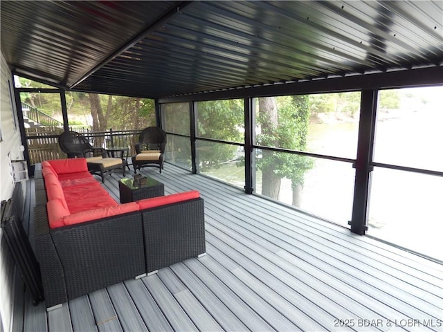 44 Port Bagnell Rd, Eldon, MO 65026 - wooden terrace with outdoor lounge area