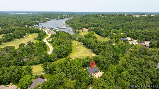149 Snead Cir, Lake Ozark, MO 65049 - aerial view of a nearby body of water and a forest