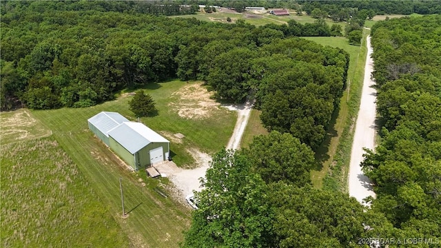 13 Bunker Rd, Eldon, MO 65026 - aerial view of property's location with a forest