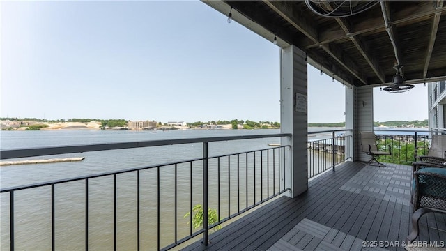 4897 Bridgepoint Dr Unit 311, Osage Beach, MO 65065 - deck featuring a water view