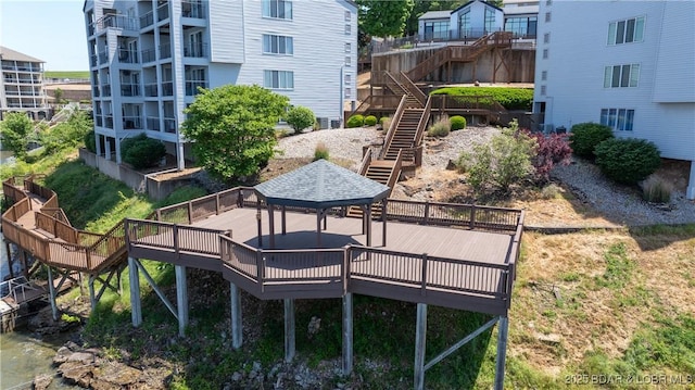 4897 Bridgepoint Dr Unit 311, Osage Beach, MO 65065 - view of property's community featuring stairs and a deck