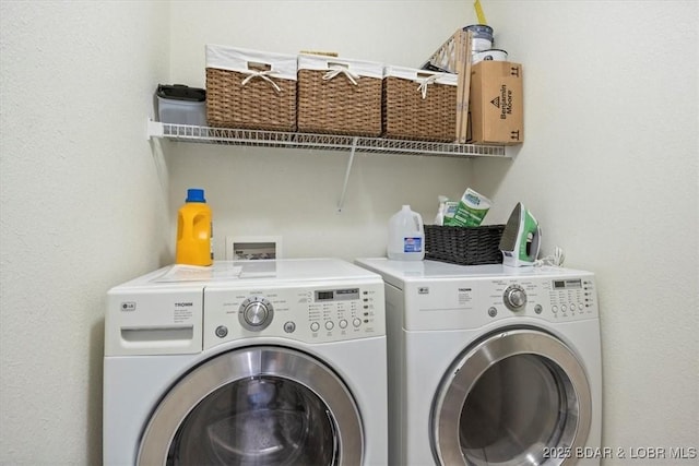 1181 Jeffries Rd Unit B107, Osage Beach, MO 65065 - washroom with washing machine and clothes dryer