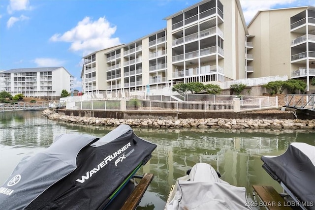 1181 Jeffries Rd Unit B107, Osage Beach, MO 65065 - dock area with a water view