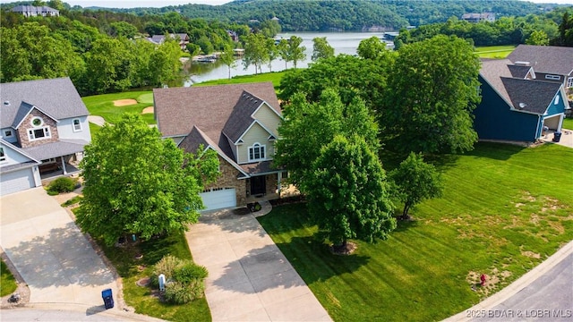 915 Bear Cave Way, Camdenton, MO 65020 - drone / aerial view of a large body of water