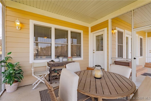 915 Bear Cave Way, Camdenton, MO 65020 - view of patio / terrace with entry steps and outdoor dining space