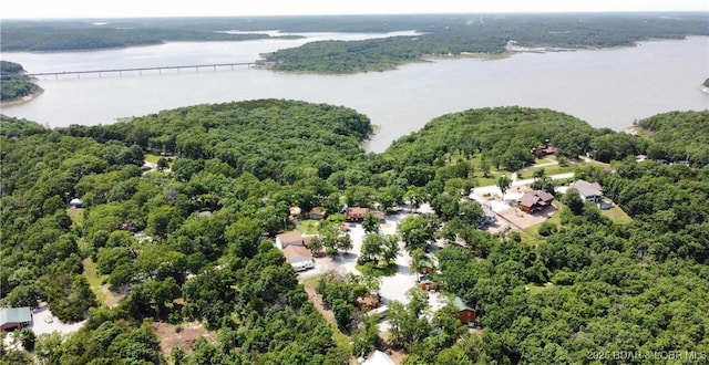 29720 Uu Hwy, Warsaw, MO 65355 - bird's eye view of a large body of water and a heavily wooded area