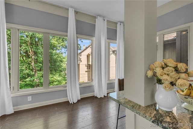 5938 N Chatham Ave, Kansas City, MO 64151 - foyer entrance featuring plenty of natural light and baseboards
