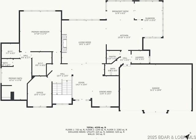 5938 N Chatham Ave, Kansas City, MO 64151 - floor plan / room layout