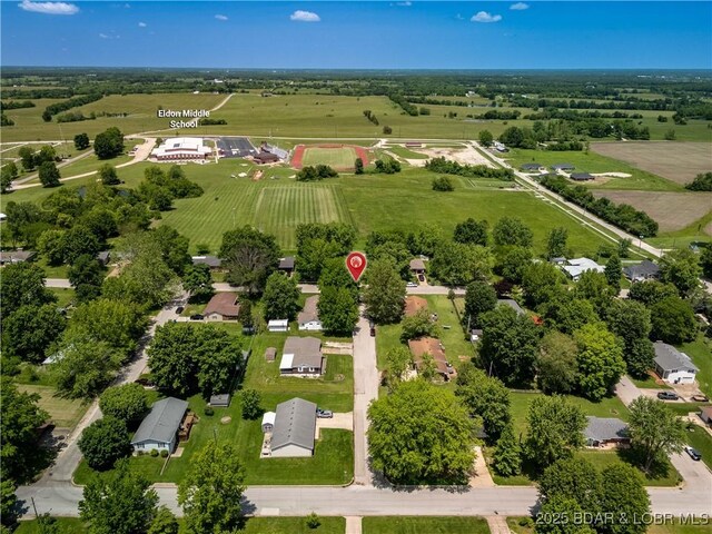 107 Haynes St, Eldon, MO 65026 - view of property location featuring rural landscape and extensive farmland