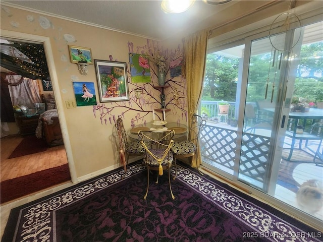 159 Tonka Shady Ln, Camdenton, MO 65020 - dining area with crown molding and baseboards