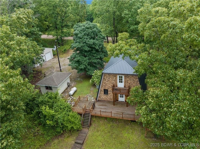 75 Central Hill Rd, Eldon, MO 65026 - view from above of property