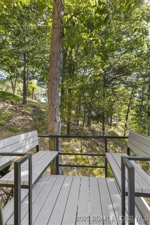 549 Cedar Rd, Lake Ozark, MO 65049 - view of wooden terrace