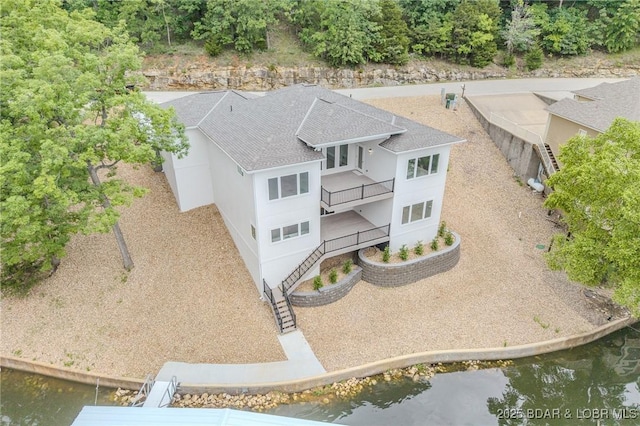 80 Ledgestone Estates Ct, Sunrise Beach, MO 65079 - view from above of property with a nearby body of water