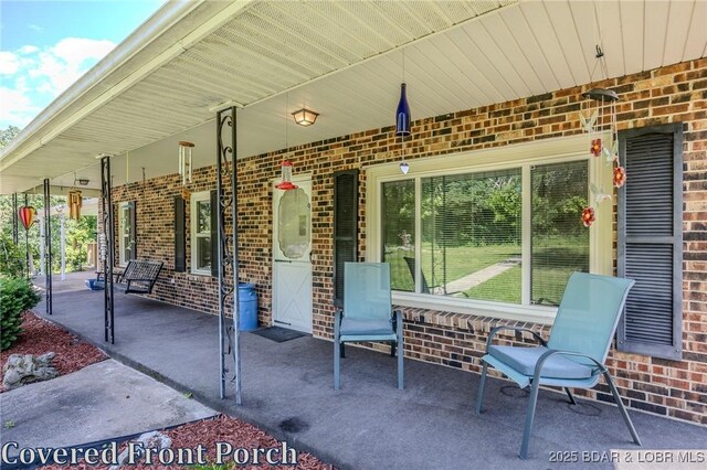 15852 Kindling Rd, Eldridge, MO 65463 - view of covered porch