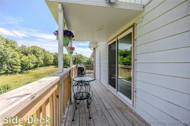 15852 Kindling Rd, Eldridge, MO 65463 - view of wooden deck