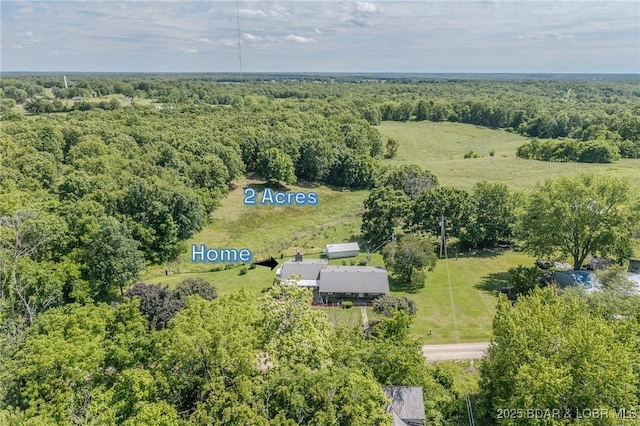 15852 Kindling Rd, Eldridge, MO 65463 - bird's eye view of a forest