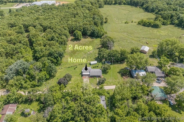 15852 Kindling Rd, Eldridge, MO 65463 - view of property location with a forest