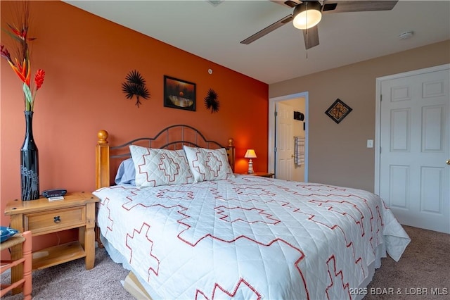 549 Park Place Dr Unit 2D, Kaiser, MO 65047 - bedroom featuring carpet flooring and a ceiling fan