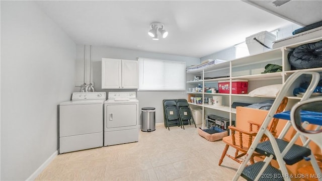 88 Hendrix Haven Dr, Sunrise Beach, MO 65079 - washroom featuring washer and dryer, light flooring, and baseboards