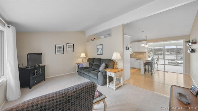 88 Hendrix Haven Dr, Sunrise Beach, MO 65079 - living area with light colored carpet and baseboards