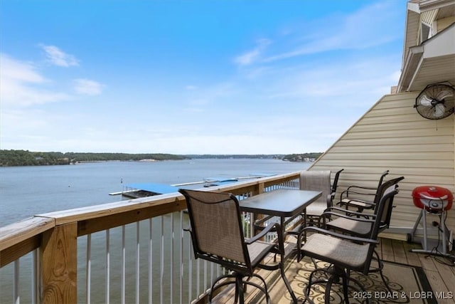 1481 Ledges Dr Unit 1047, Osage Beach, MO 65065 - deck featuring a water view