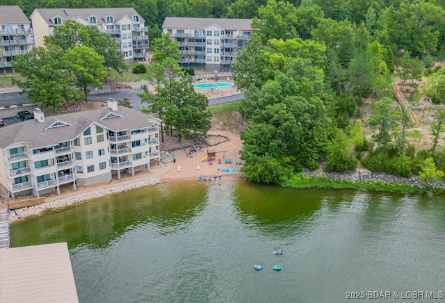 1481 Ledges Dr Unit 1047, Osage Beach, MO 65065 - bird's eye view of apartment complex and a nearby body of water
