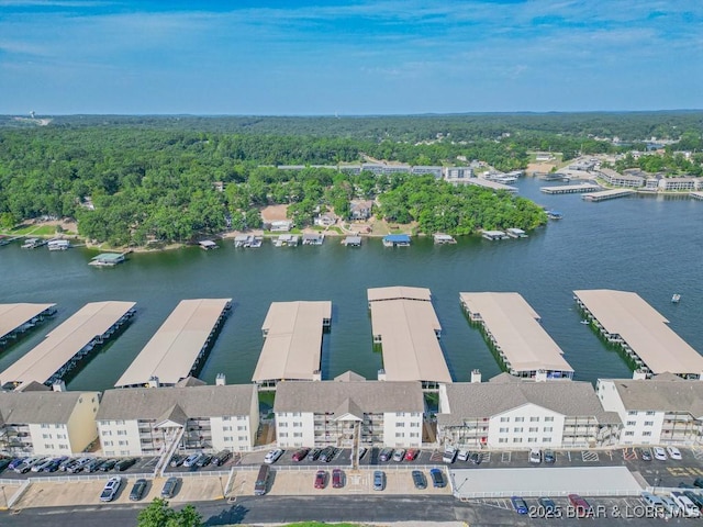 1481 Ledges Dr Unit 1047, Osage Beach, MO 65065 - aerial view of property and surrounding area with a large body of water