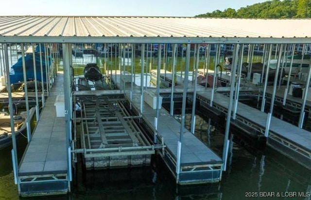 1481 Ledges Dr Unit 1047, Osage Beach, MO 65065 - dock area with boat lift