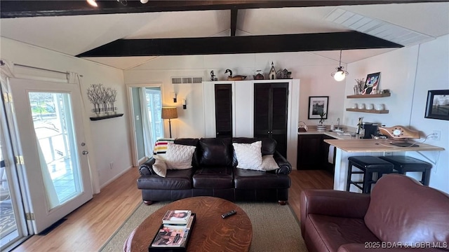 1206 Triple Cove Ln, Climax Springs, MO 65324 - living area with light wood-type flooring