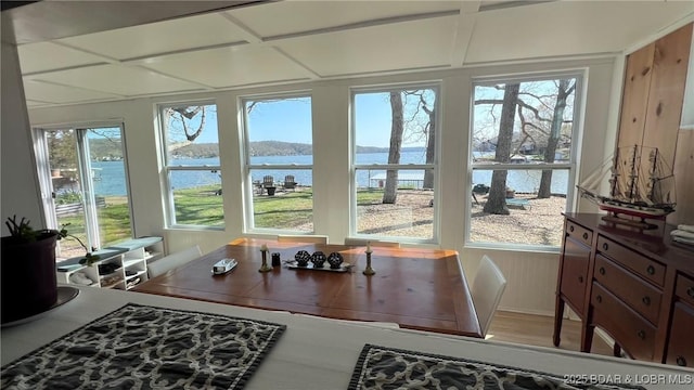 1206 Triple Cove Ln, Climax Springs, MO 65324 - dining room with a water view