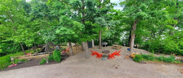 31762 Pecan Dr, Rocky Mount, MO 65072 - view of patio / terrace featuring grilling area and view of scattered trees