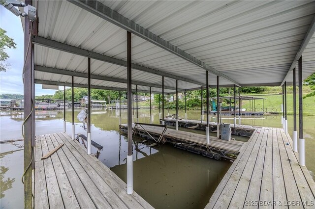 29 Vine St, Edwards, MO 65326 - dock with a water view and boat lift