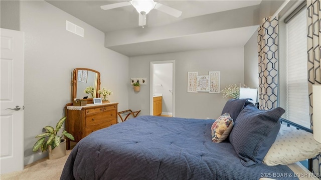 15 Pointe Ct, Lake Ozark, MO 65049 - bedroom with carpet floors, ceiling fan, and baseboards