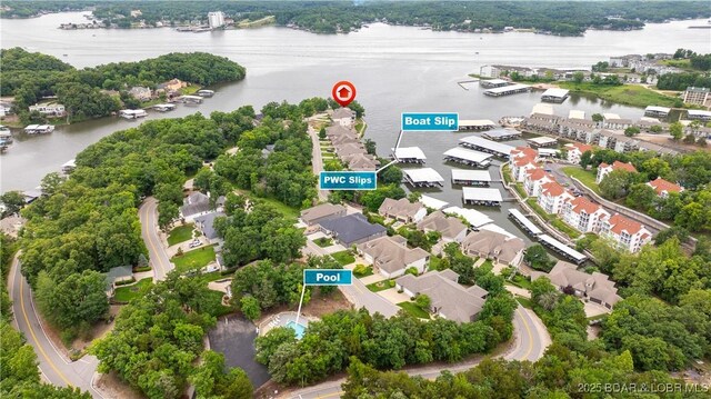 15 Pointe Ct, Lake Ozark, MO 65049 - drone / aerial view of a nearby body of water